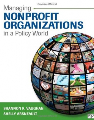 Managing Nonprofit Organizations in a Policy World