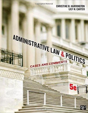 Administrative Law and Politics