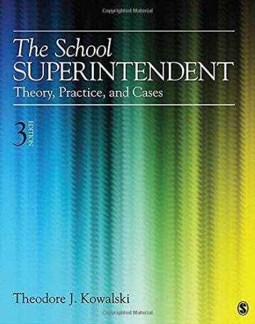 The School Superintendent: Third Edition