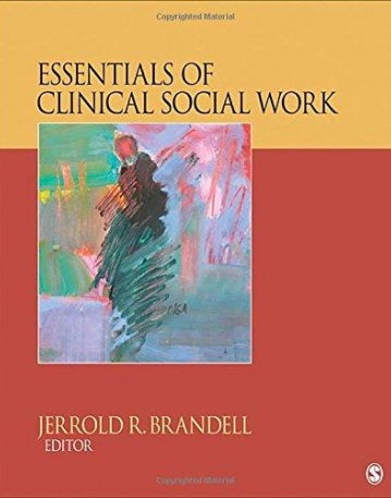 Essentials of Clinical Social Work