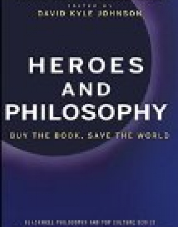 Heroes and Philosophy:Buy the Book, Save the World