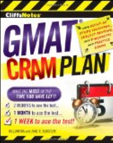 CliffsNotes GMAT Cram Plan