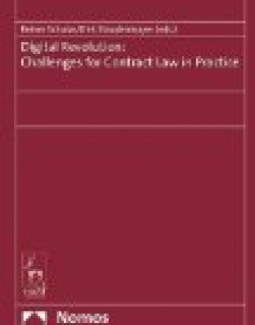 Digital Revolution: Challenges for Contract Law in Practice