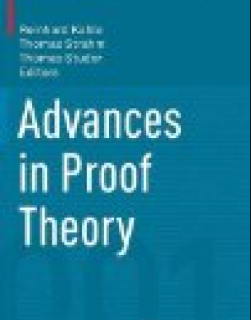 Advances in Proof Theory